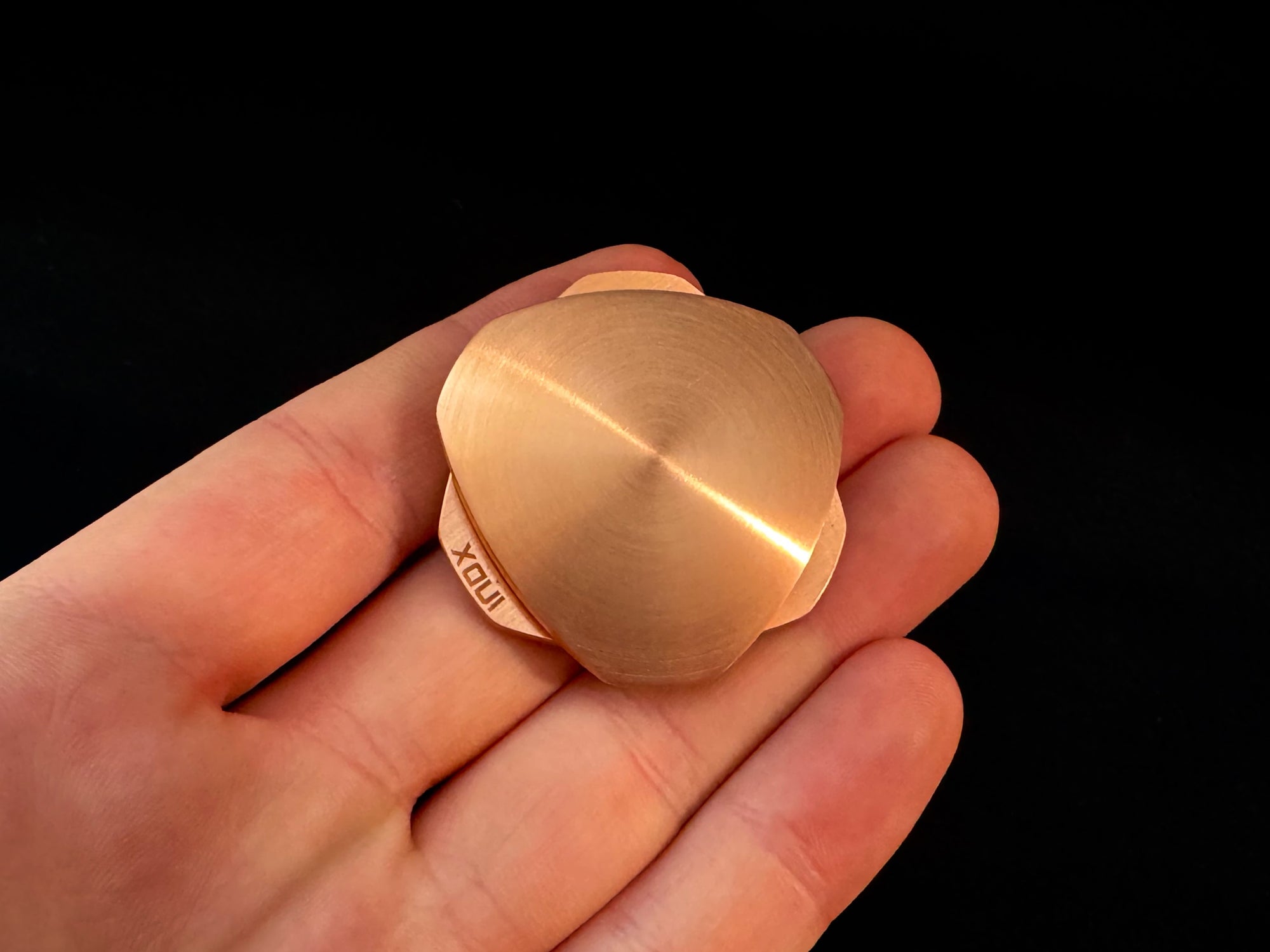 INDX Silent satisfying magnetic haptic desk toy - brushed copper