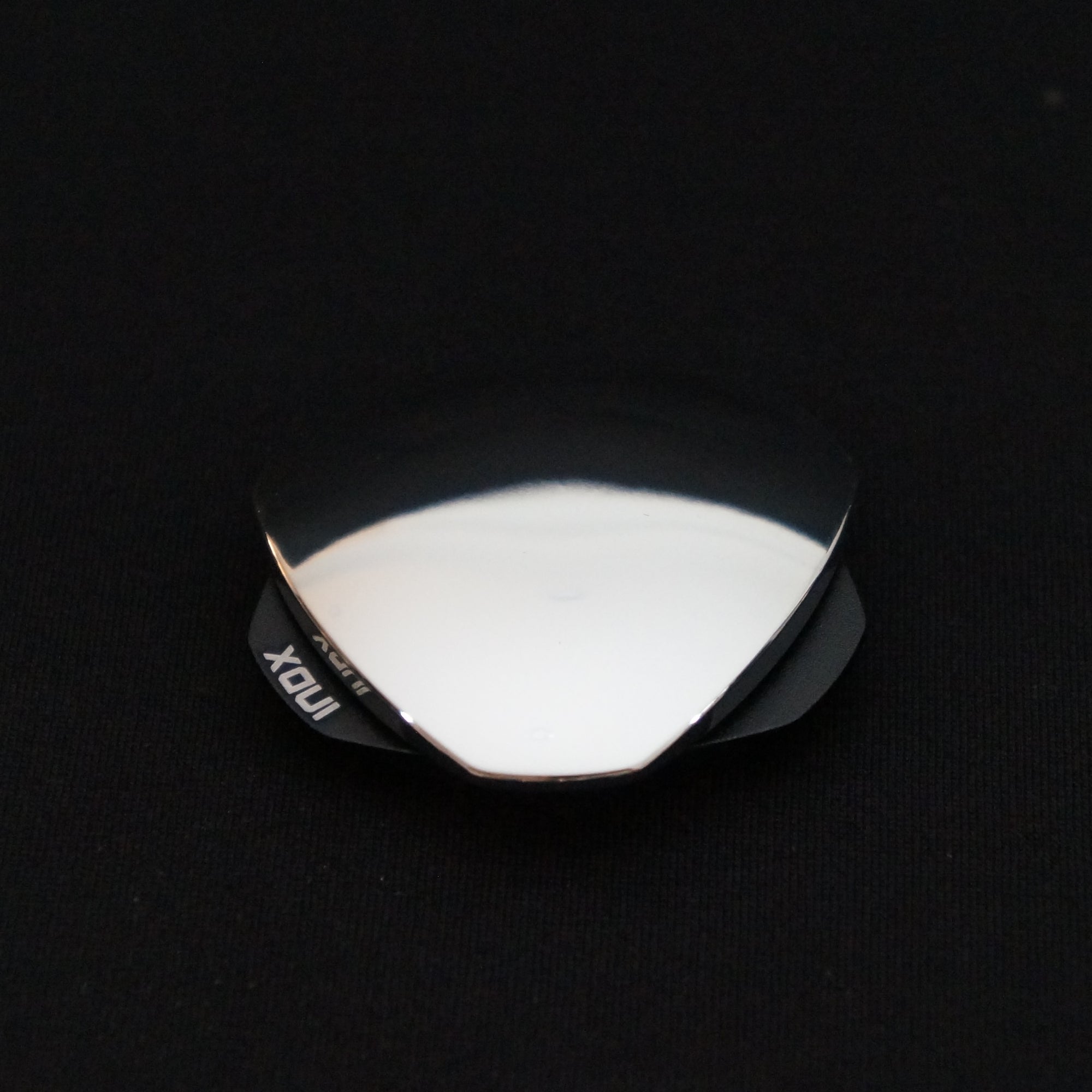 INDX Silent satisfying magnetic haptic desk toy - mirror polish stainless steel and black anodized aluminum