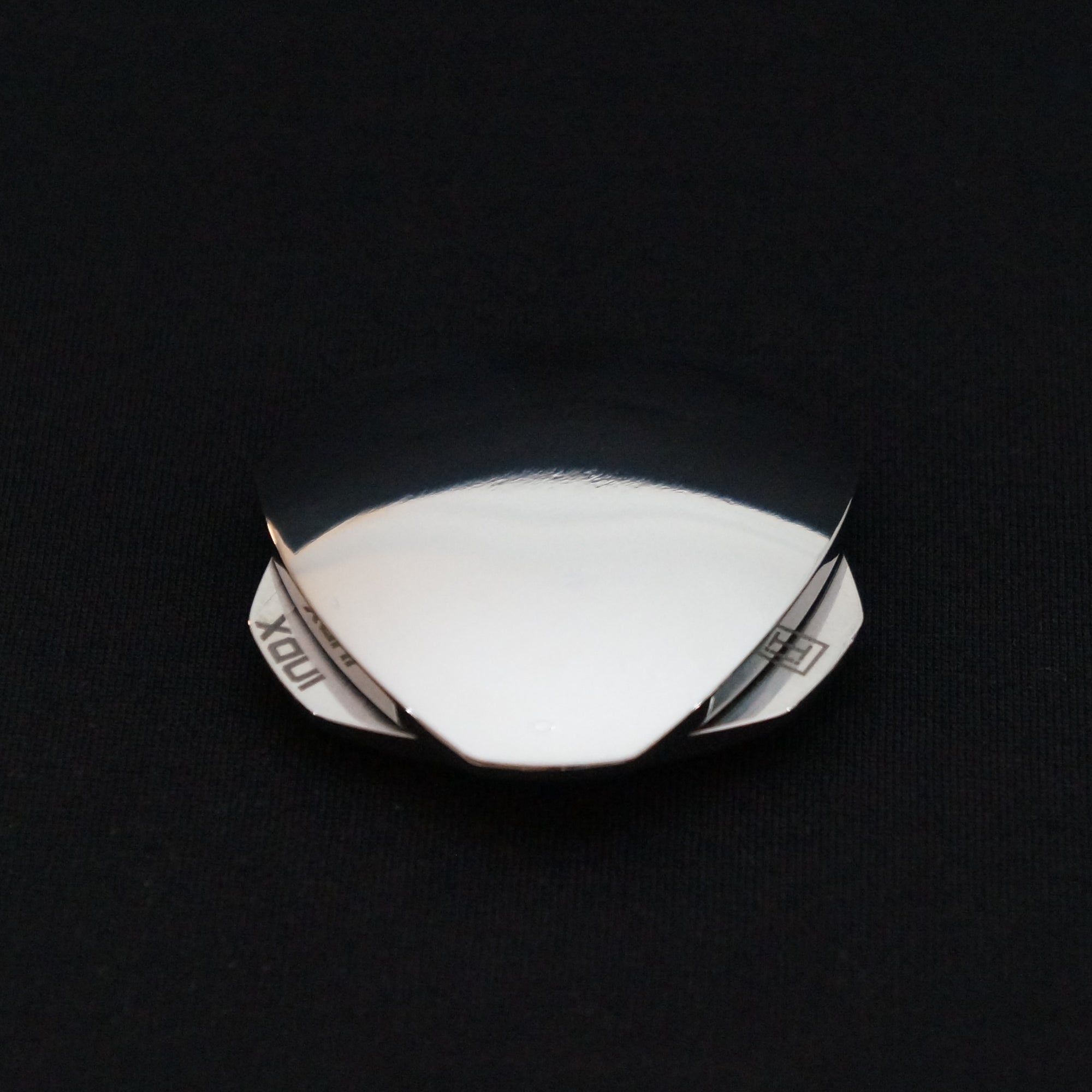 INDX premium silent satisfying magnetic haptic desk toy - mirror polished titanium